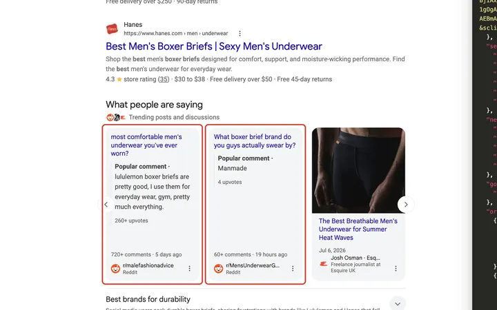 Google results for best boxer briefs